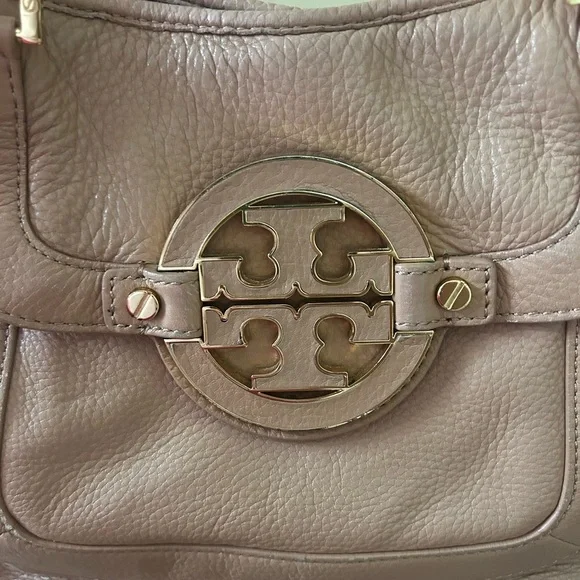 Tory Burch Dusty Rose Colored Leather Shoulder Bag - Picture 4 of 16